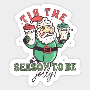 Tis The Season To Be Jolly Sticker